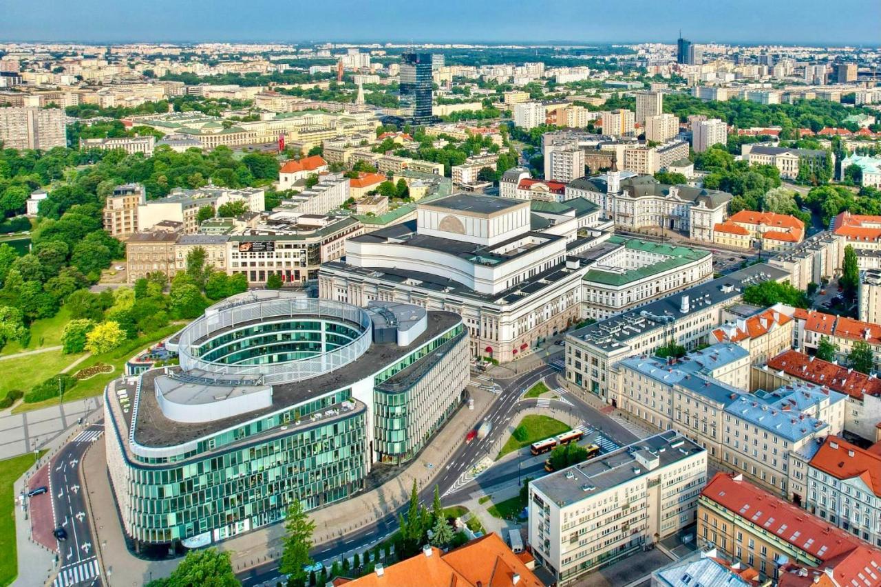 Ferienwohnung Decor Metro Wifi 300 Mbs 65Tv Netflix Hbo Warschau Exterior foto